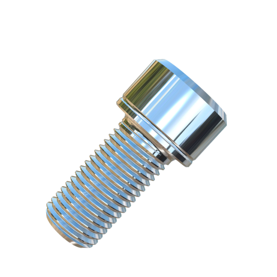 Titanium 3/8-24 X 3/4 UNF Socket Head Allied Titanium Machine Screw with 3A Threads